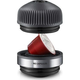Wacaco Nanopresso Gri + NS Adaptör Nespresso Kapsül Demleme Seti