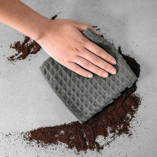 BarisTowel™ Waffle Gri Barista Temizlik Havlusu – 30x30 cm (3’lü Set) - SODELICIOUS