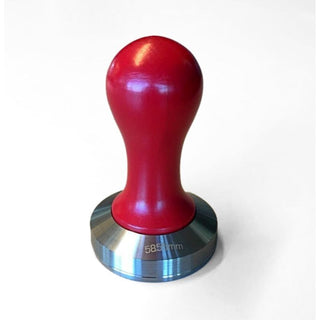 Lelit Paslanmaz Çelik Espresso Tamper, Kırmızı (58,55mm)