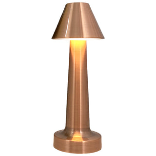 Biradlı Şarj Edilebilir Masa Lambası, Bakır