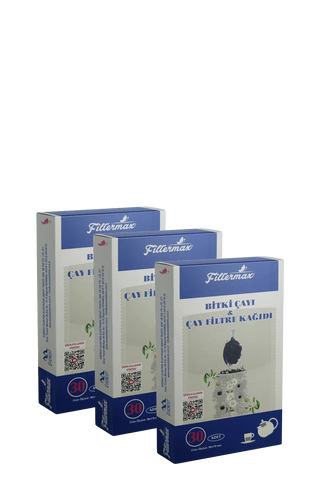 Filtermax Çay ve Bitki Çayı Filtre Kağıdı 30'lu 3'lü Paket - SODELICIOUS