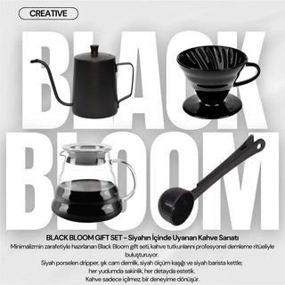 Black Bloom Ev Baristası Seti - SODELICIOUS