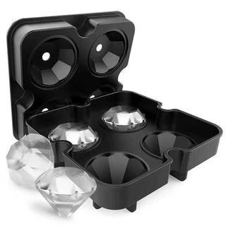 Epinox Silikon Elmas Buz Kalıbı 4'lü 47x38 mm - SODELICIOUS