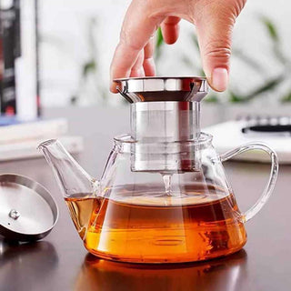 Epinox Cam Demlik V , Çelik Süzgeç (500 ml) - SODELICIOUS