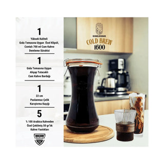 Sodelicious 1600 Soğuk Kahve Demleme Kiti (700 ml) - SODELICIOUS