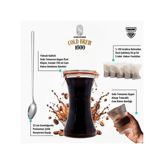 Sodelicious 1600 Soğuk Kahve Demleme Kiti (700 ml) - SODELICIOUS
