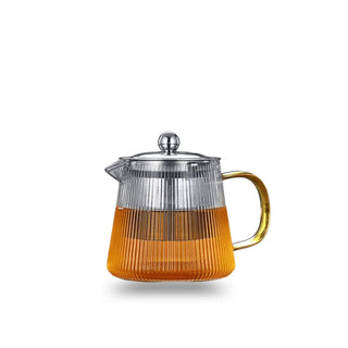 Sodelicious Kanlıca Cam Demlik, Çelik Süzgeç (550 ml) - SODELICIOUS