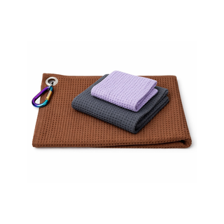 BarisTowel™ Waffle Barista Havlu Seti: 60x40 (Askılı), 30x30, 20x20
