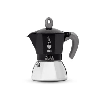 Bialetti İndüksiyon Moka Pot, 4 Cup, Siyah - SODELICIOUS