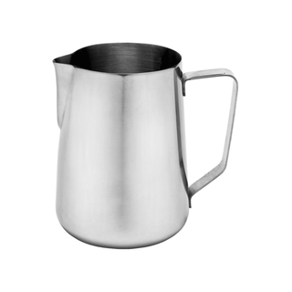 Biradlı Süt Potu Pitcher, Çelik (1 lt)