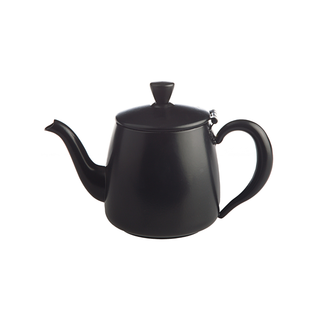 Biradlı Çelik Kahve & Çay Potu, Siyah (550 ml)