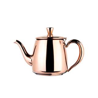 Biradlı Çelik Kahve & Çay Potu, Bakır (550 ml)