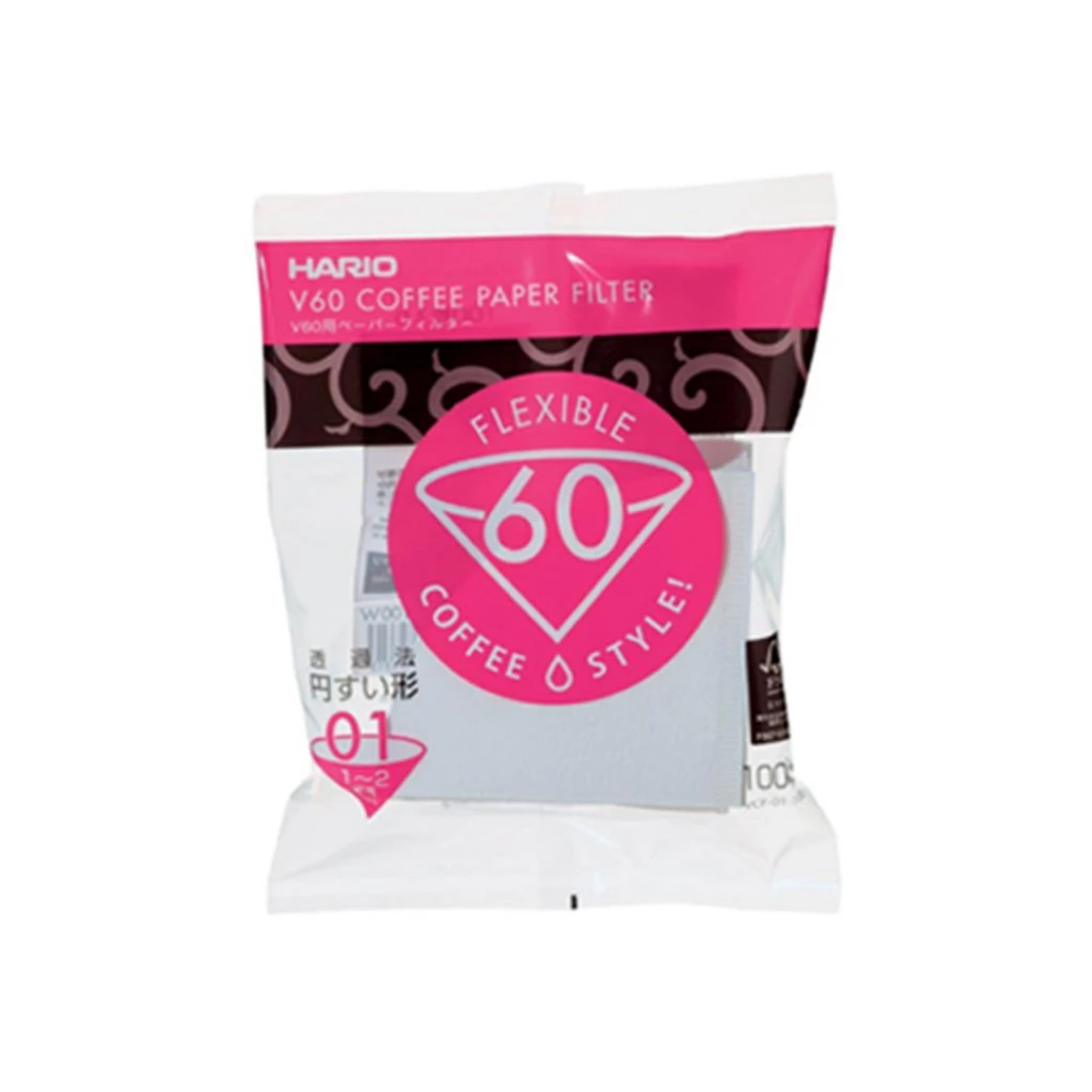 Hario VCF-01-100W V60 01 Dripper Filtresi