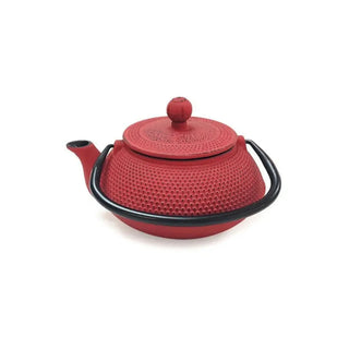 Sodelicious Japon Tarzı Kırmızı Döküm Demlik (700 ml) - SODELICIOUS