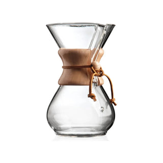 Chemex Ahşap Tutacaklı Kahve Demleyici 6 Cup - (600 ml) - SODELICIOUS