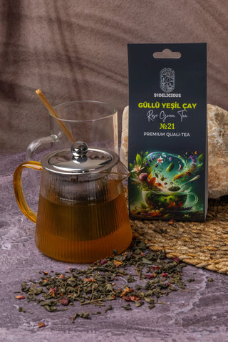 Sodelicious Güllü Yeşil Çay (50 g) - SODELICIOUS