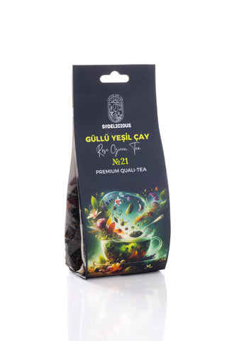Sodelicious Güllü Yeşil Çay (50 g) - SODELICIOUS