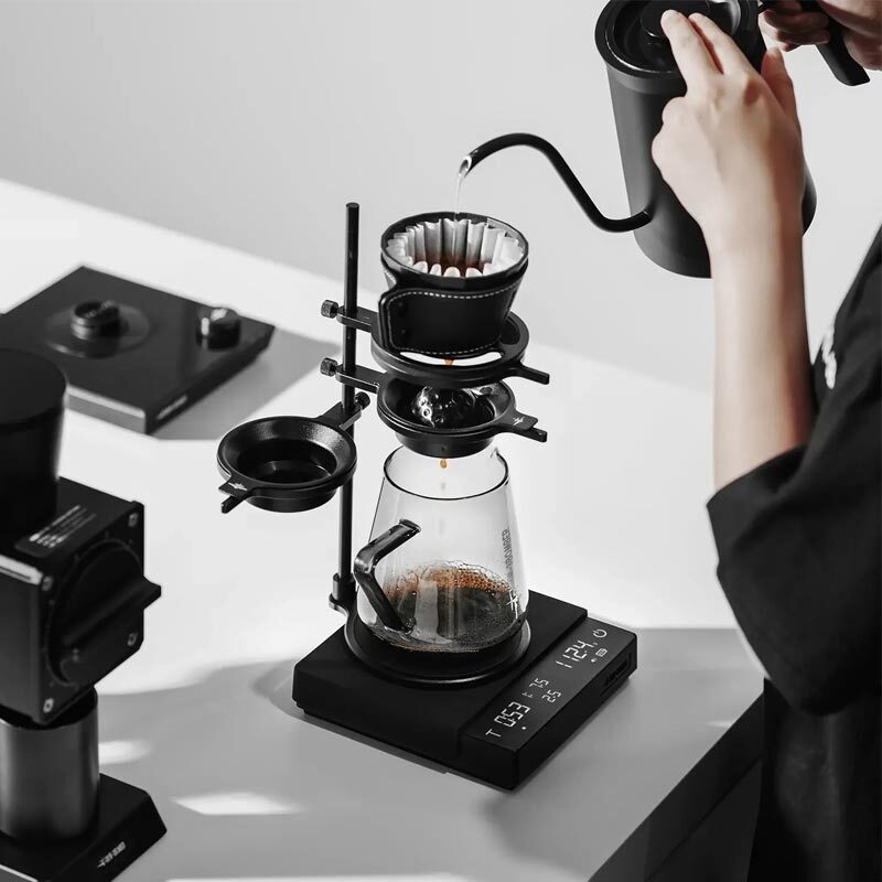 MHW-3Bomber ES5663 Cube Mini Scale 3.0 Pro Max Kahve Tartısı, Siyah