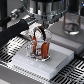 MHW-3Bomber ES6034W Cube Mini Scale 2.0 Kahve Tartısı, Beyaz - SODELICIOUS