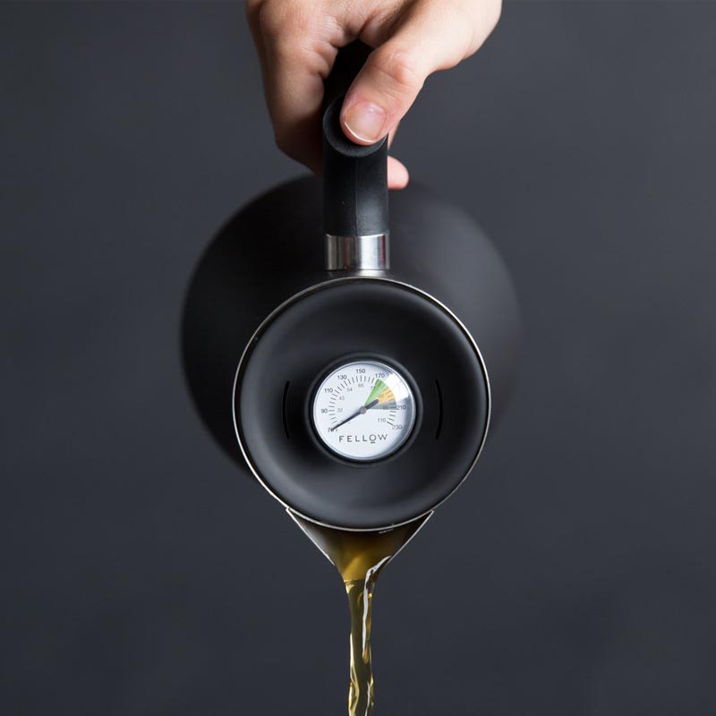 FellowProducts Raven Tea Kettle Çay Demleme ve Servis Cihazı, Isı Göstergeli