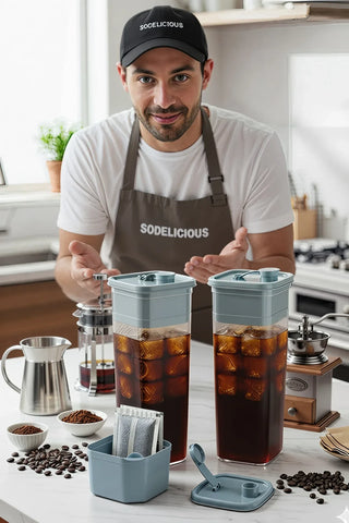 Sodelicious Soğuk Kahve Demleme Sürahisi Detoks&Buzlu Çay (2 lt) - SODELICIOUS