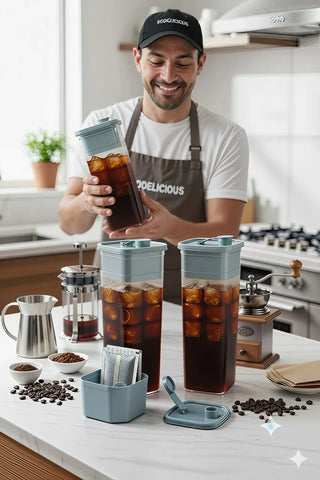 Sodelicious Soğuk Kahve Demleme Sürahisi Detoks&Buzlu Çay (2 lt) - SODELICIOUS