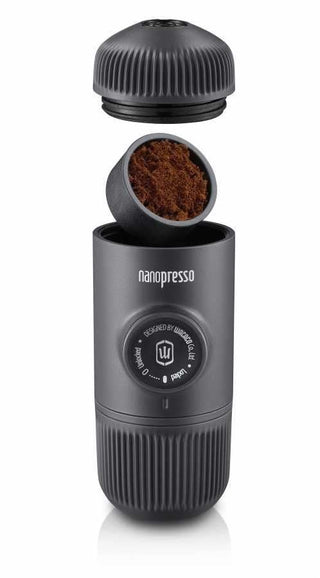 Wacaco Nanopresso Gri + NS Adaptör Nespresso Kapsül Demleme Seti